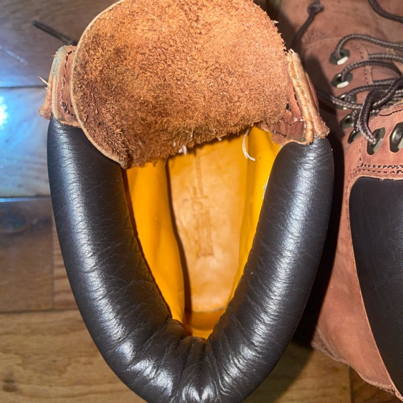 Timberland Mens Premium 6 Inch Waterproof Brown Boots - Picture 6 of 12